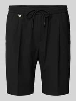 Antony Morato Regular fit korte broek met bandplooien model 'NEIL'