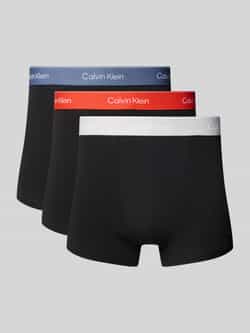 Calvin Klein Underwear Boxershort met band met label in een set van 3 stuks
