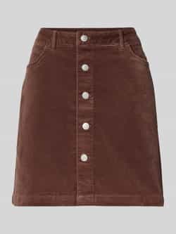 Tom Tailor Denim Uitlopende minirok van katoenmix