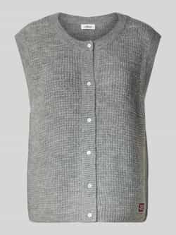 S.Oliver RED LABEL Regular fit mouwloos vest met alpaca
