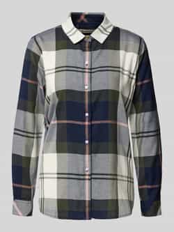 Barbour Relaxed fit blouse met lange mouwen van puur katoen model 'MOORLAND'