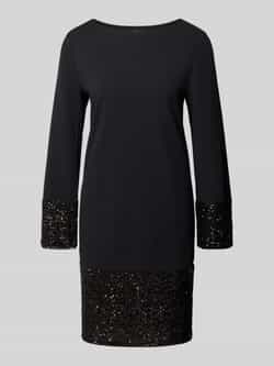 S.Oliver BLACK LABEL Relaxed fit mini-jurk met pailletten