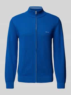 Gant Gebreid jack met structuurmotief