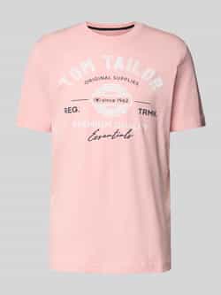 Tom Tailor Regular fit T-shirt van puur katoen