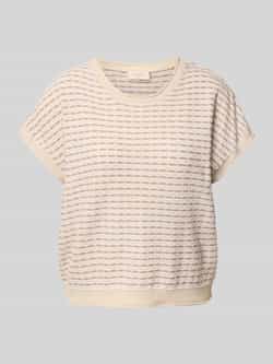 FREE QUENT Gebreid shirt met ronde hals model 'DODO'