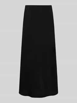 Pieces Uitlopende midirok met elastische band model 'FRANAN'