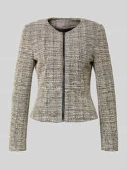 Christian Berg Woman Selection Regular fit jacquardblazer met ronde hals