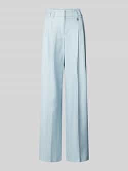 RAFFAELLO ROSSI Stoffen broek met bandplooien model 'MAYLA'