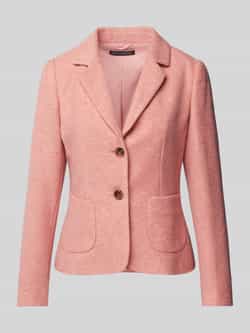 Betty Barclay Klassieke wollen blazer met zakken Pink Dames