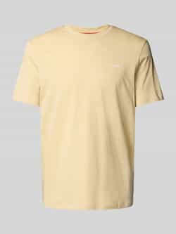 HUGO T-shirt met labelprint model 'Dero'