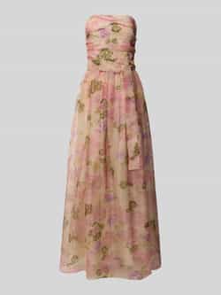 Max Mara Studio Maxi-jurk van zijde in strapless design model 'LISETTA'