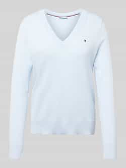 Tommy Hilfiger Gebreide pullover met ribboorden
