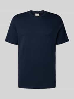 CK Calvin Klein T-shirt met logostitching model 'SUPIMA'