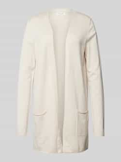 Christian Berg Woman Gebreid jack met opengewerkte voorkant