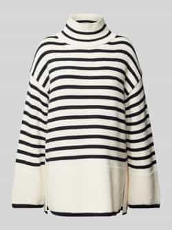 Marc O'Polo Oversized gebreide pullover van puur katoen in Bretonse stijl