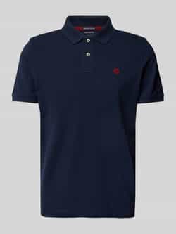 MCNEAL Regular fit poloshirt met knoopsluiting en labelstitching
