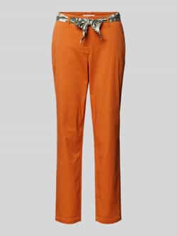 Christian Berg Woman Regular fit chino met strikceintuur