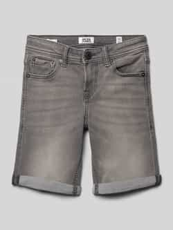 Jack & jones JUNIOR denim short JJIRICK JJIORIGINAL grey denim Korte broek Grijs Jongens Stretchdenim 164