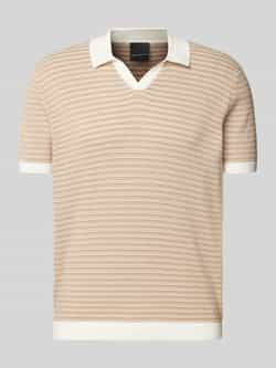 Bugatti Regular fit poloshirt met labeldetail
