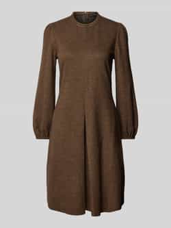 Weekend Max Mara Knielange jurk met geribde ronde hals model 'CANARD'