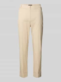Marc Cain Regular fit broek met verkorte pasvorm en steekzakken