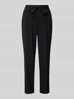 Zero Tapered fit bandplooibroek met strikceintuur