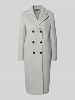Christian Berg Woman Selection Regular fit lange wollen jas met viscose