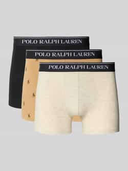 Polo Ralph Lauren Underwear Boxershort met elastische band met logo in een set van 3 stuks