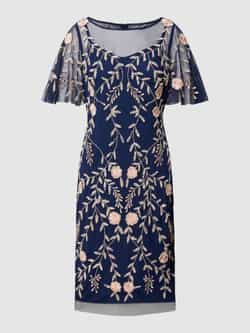 Adrianna Papell Cocktailjurk met all-over motief