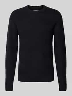 Casual friday Gebreide pullover met structuurmotief model 'Karl'