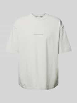 Pegador Colne Logo Oversized Tee T-Shirts & Polo's in grijs formaten: S