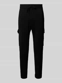 BOSS Green Tapered fit cargobroek met achterzak model 'Urbanex'