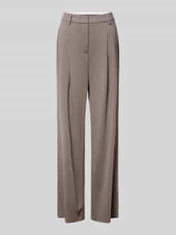 LUISA CERANO Flared pantalon met bandplooien