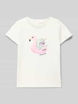 Tom Tailor Regular fit T-shirt van puur katoen