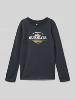 Quiksilver Shirt met lange mouwen en labelprint