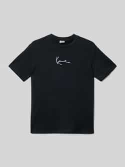 Karl Kani Signature Palm Print T-Shirt Junior Unisex T-Shirts zwart Kleding