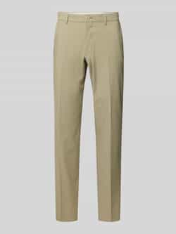 S.Oliver BLACK LABEL Regular fit pantalon met fijne geweven structuur