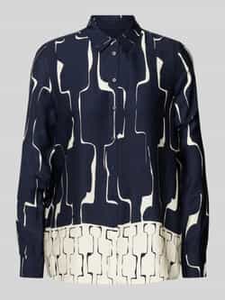 Milano italy Regular fit blouse met doorknoopsluiting