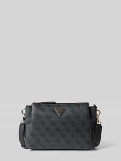 Guess Noelle Girlfriend Schoudertas met Coal Logo Black Dames