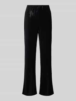 Pieces Loose fit wijde broek met pailletten model 'SIDDY'