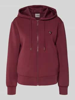 Guess Activewear Sweatjack met labelapplicatie