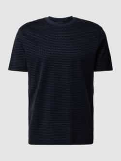 Emporio Armani Korte Mouw Navy Blauw Logo T-Shirt Blue Heren