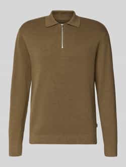 JACK & JONES Premium Gebreide pullover met ribboorden model 'MILANO'