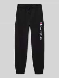 Champion Zwarte geborduurde logo junior broek Black Heren