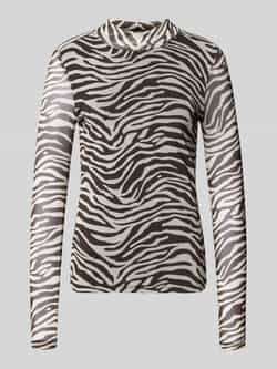 Only Shirt met lange mouwen en opstaande kraag model 'ERICA'