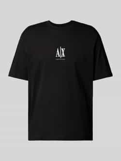 Armani Exchange T-shirt met labelprint