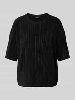 Only Boxy fit T-shirt met plissés model 'RAVENNA'