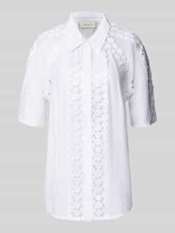 Copenhagen Muse Regular fit blouse met blinde knoopsluiting model 'MOLLY'