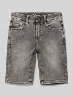 S.Oliver RED LABEL Korte slim fit jeans van katoenmix
