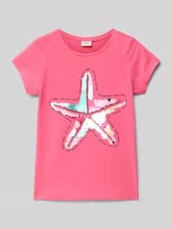 S.Oliver RED LABEL Regular fit T-shirt met interactief design